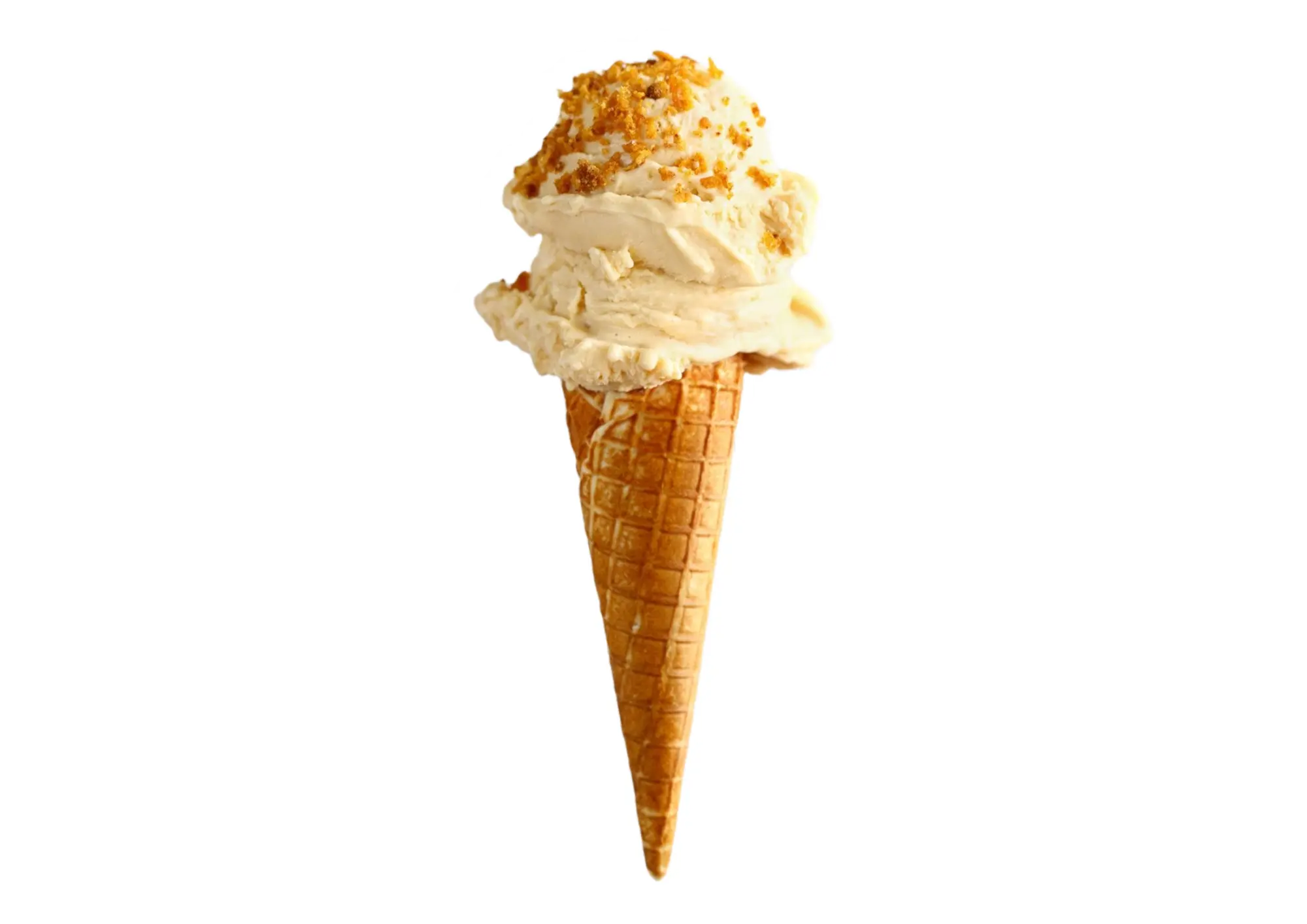 Glace en cornet deux boules